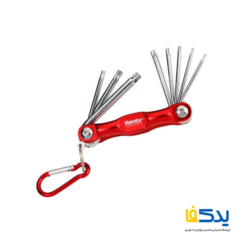 مجموعه 8 عددی آچار آلن ستاره ای فانتزی رونیکس مدل RH-2041