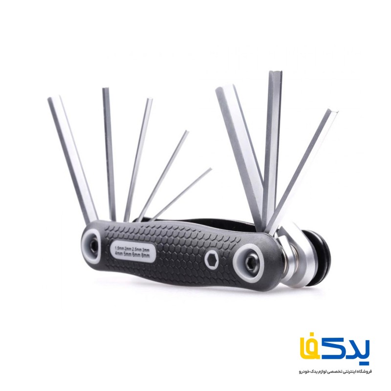 مجموعه 8 عددی آچار آلن تاشو رونیکس مدل RH-2020