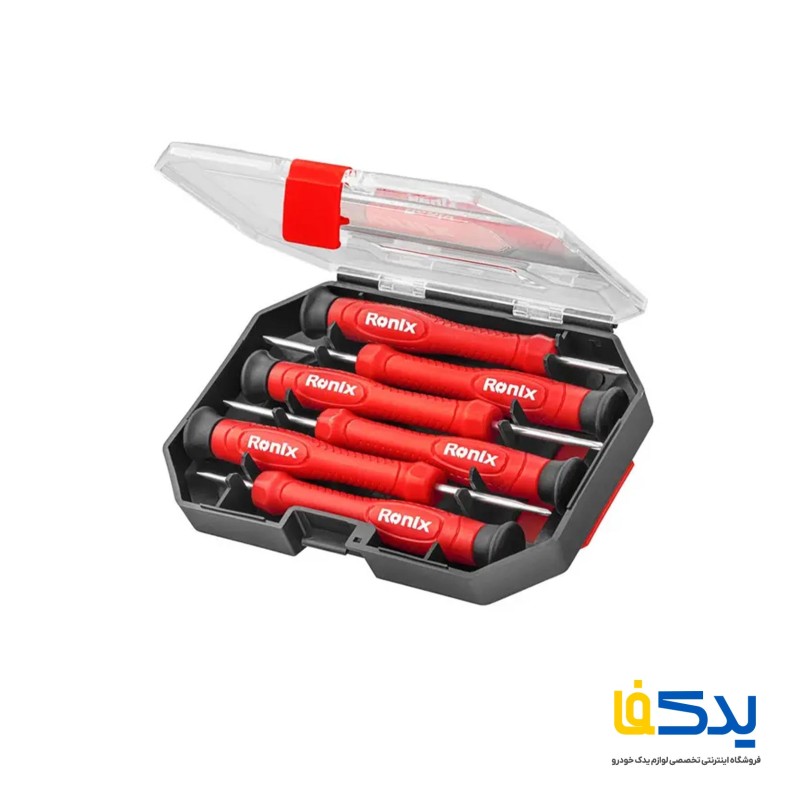 مجموعه 6 عددی پیچ گوشتی ساعتی رونیکس مدل RH-2712