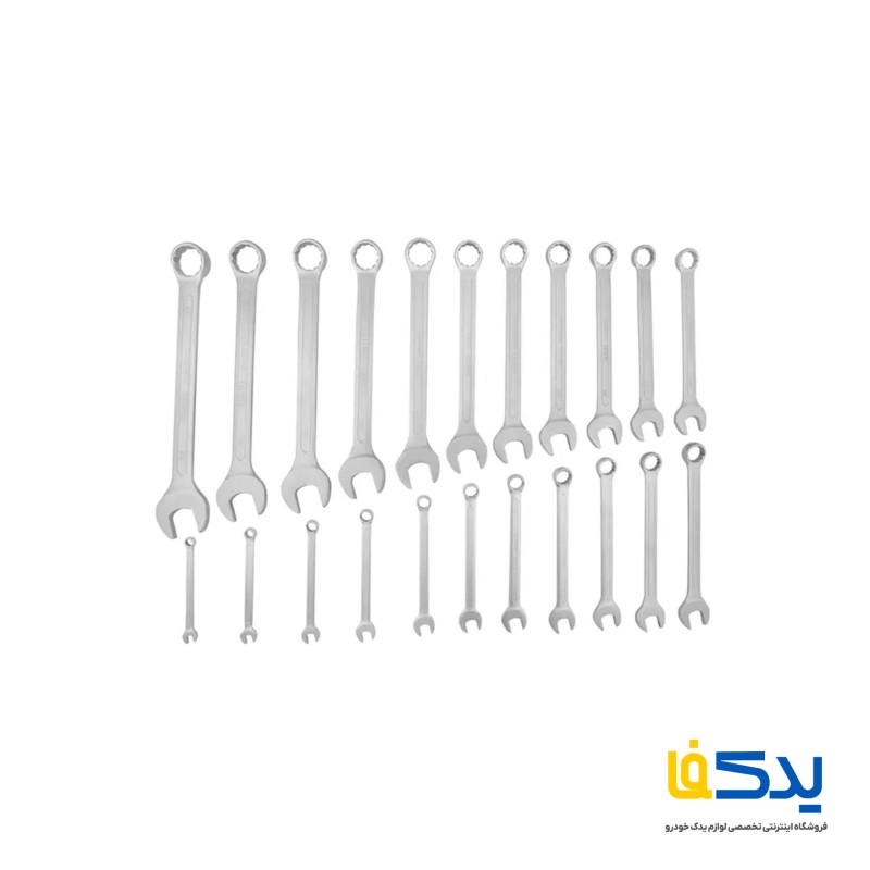 مجموعه 22 عددی آچار یکسر تخت و یکسر رینگی رونیکس مدل RH-2103