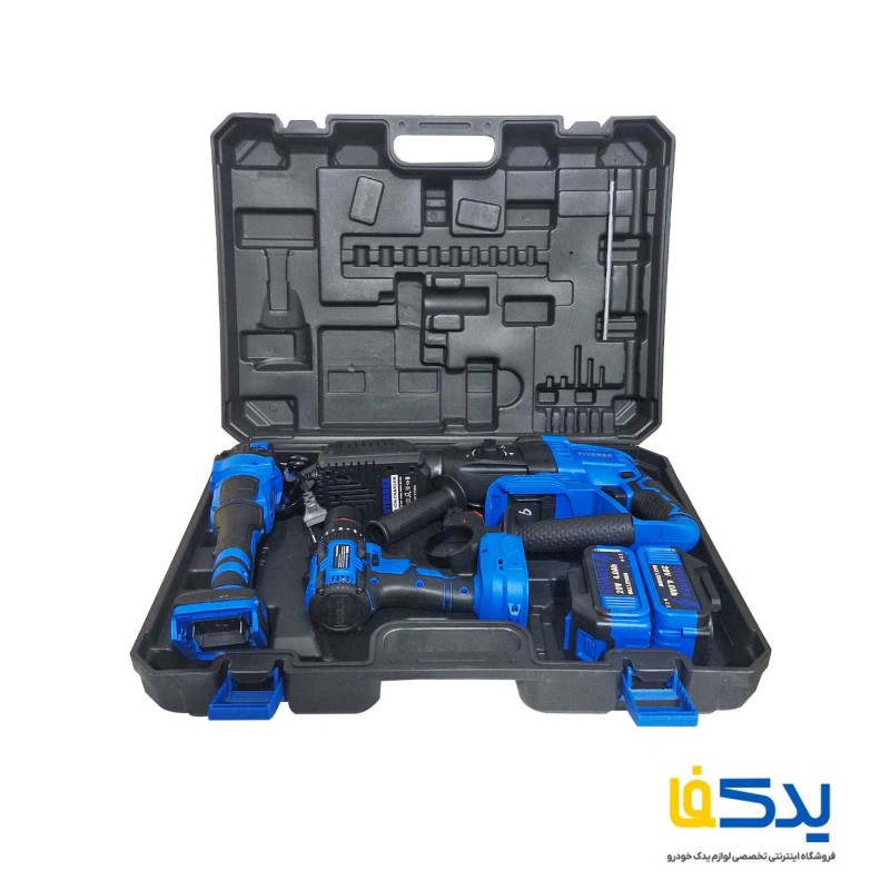 کیت شارژی براشلس 3 عددی ویوارکس مدل VR2403-BCK