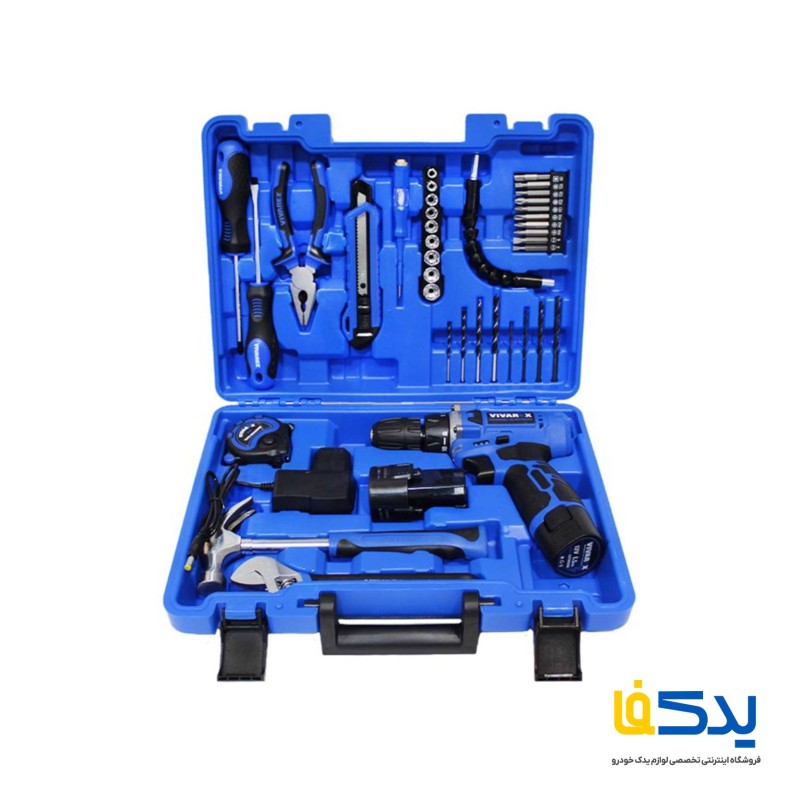 مجموعه 40 عددی دریل شارژی ویوارکس مدل VR1240-CDK