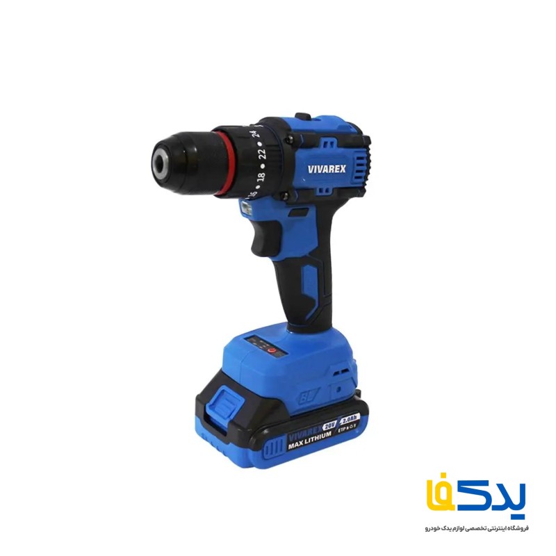 دریل شارژی 20 ولت ویوارکس مدل VR2010-BLX دو باتری