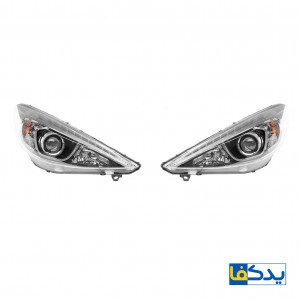 مجموعه 2 عددی چراغ جلو کروز پلاس مناسب برای پژو 207