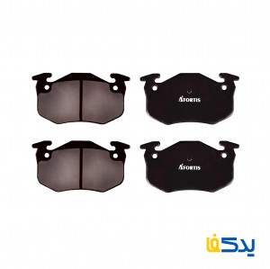 لنت ترمز عقب آفورتیس مناسب برای پژو 206 تیپ 5