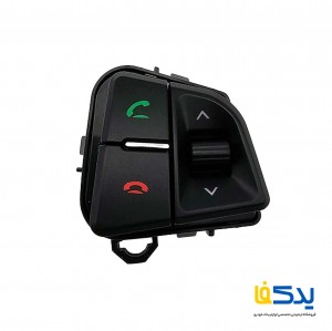 کلید کنترل صوتی روی فرمان راست ایساکو مناسب برای پژو 207