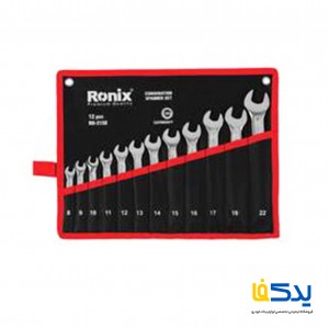 مجموعه 12 عددی آچار تخت و رینگی رونیکس مدل RH-2158