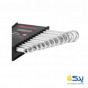 مجموعه 12 عددی آچار یکسر تخت و یکسر رینگی رونیکس مدل RH-2102
