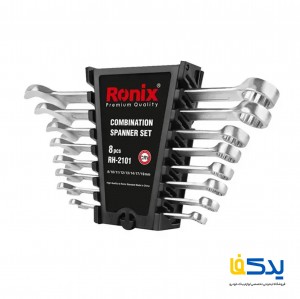 مجموعه 8 عددی آچار تخت و رینگی رونیکس مدل RH-2101