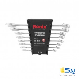 مجموعه 8 عددی آچار تخت و رینگی رونیکس مدل RH-2101
