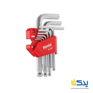 مجموعه 9 عددی آچار آلن کوتاه رونیکس مدل RH-2033