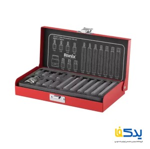 مجموعه 15 عددی آچار ستاره ای کوتاه و بلند رونیکس مدل RH-2696