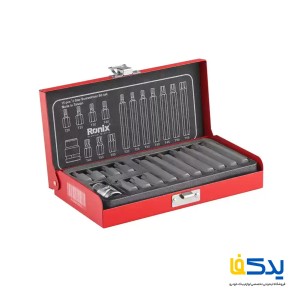 مجموعه 15 عددی آچار ستاره ای کوتاه و بلند رونیکس مدل RH-2696