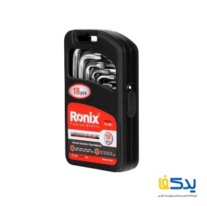 مجموعه 18 عددی آچار آلن و ستاره ای رونیکس مدل RH-2051