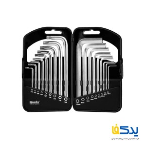 مجموعه 18 عددی آچار آلن و ستاره ای رونیکس مدل RH-2051