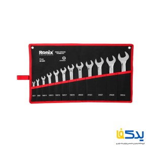 مجموعه 12 عددی آچار دوسر تخت رونیکس مدل RH-2205