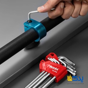 مجموعه 9 عددی آچار آلن ستاره ای بلند رونیکس مدل RH-2036