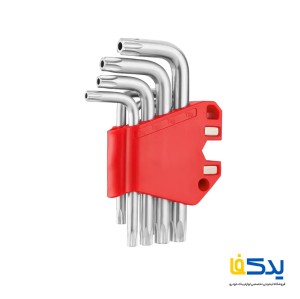 مجموعه 9 عددی آچار آلن ستاره ای کوتاه رونیکس مدل RH-2035