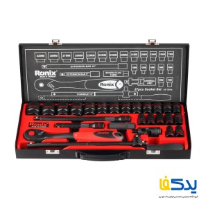 مجموعه 27 عددی آچار بکس رونیکس مدل RH-2627