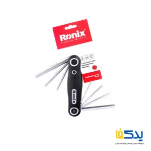 مجموعه 8 عددی آچار آلن تاشو رونیکس مدل RH-2020