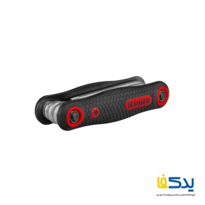 مجموعه 8 عددی آچار آلن ستاره‌ ای تاشو رونیکس مدل RH-2021