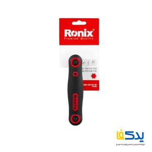 مجموعه 8 عددی آچار آلن ستاره‌ ای تاشو رونیکس مدل RH-2021