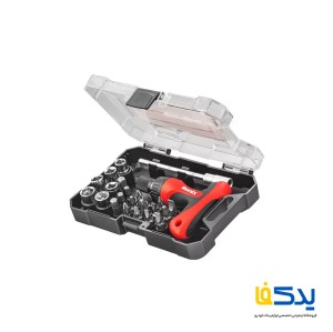 مجموعه 24 عددی سری پیچ گوشتی و بکس رونیکس مدل RH-2715