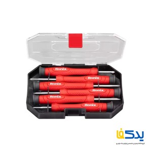 مجموعه 6 عددی پیچ گوشتی ساعتی رونیکس مدل RH-2712