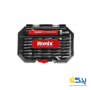 مجموعه 37 عددی پیچ گوشتی ساعتی جغجغه ای رونیکس مدل RH-2719