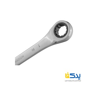 آچار تخت و رینگی جغجغه ای رونیکس مدل RH-2166 سایز 16