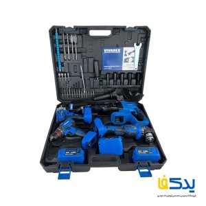 کیت شارژی براشلس 4 عددی ویوارکس مدل VR2404-BCK