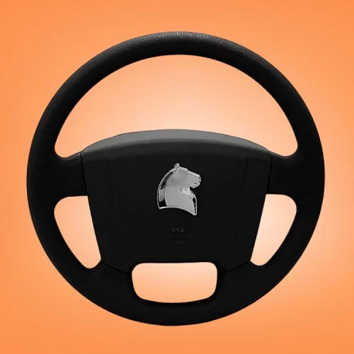 غربیلک فرمان سمند- مشکی و بژ (ظریف کار بهروز)