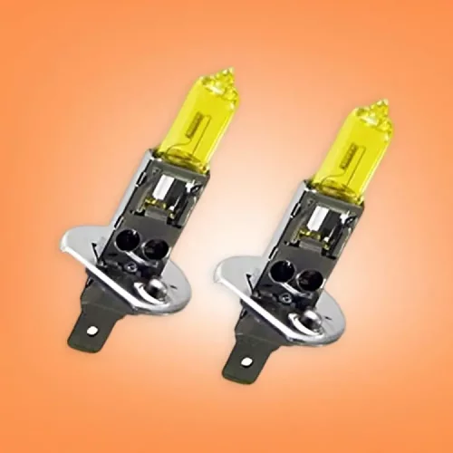 لامپ H1 زرد 12 ولت 100 وات مناسب برای مه شکن - برند سام اسپرت