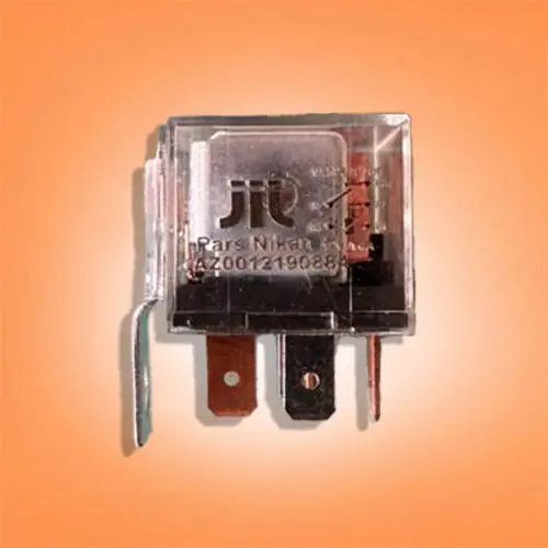 رله شیشهای همهکاره ۵ فیش ۲ کنتاکت پارس نیکان – عملکرد مطمئن و طول عمر بالا
