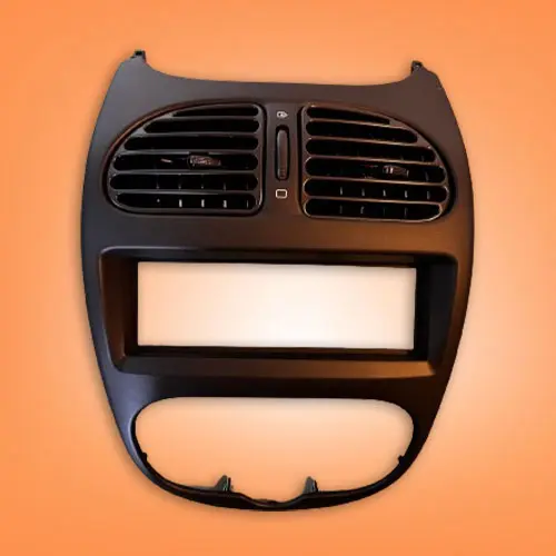 پنل مرکزی ضبط و دریچه هوای داشبورد پژو 206  - آذین پارت