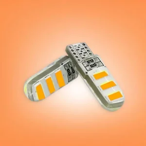 لامپ اس ام دی 6 تایی ژله ای 12 ولت انبه ای برند سام اسپرت