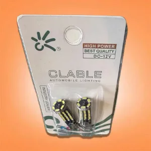 بسته‌بندی اصلی لامپ 24SMD با کاور شفاف – محصول برند CLABLE