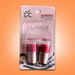 بسته‌بندی اصلی لامپ چشمک‌زن CLABLE با طراحی قرمز