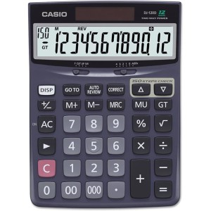 ماشین‌حساب رومیزی کاسیو مدل CASIO DJ-120-D