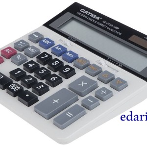 ماشین حساب رومیزی چاپگردار کاتیگا Catiga CD-2730-14RP