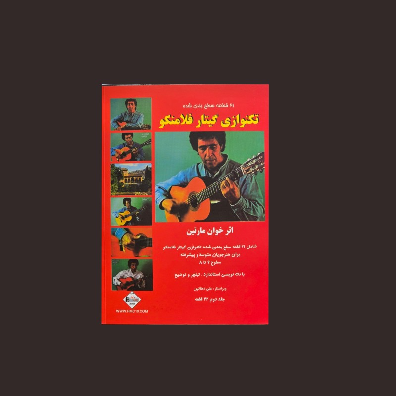 21 قطعه سطح بندي شده تكنوازي گيتار فلامنكو