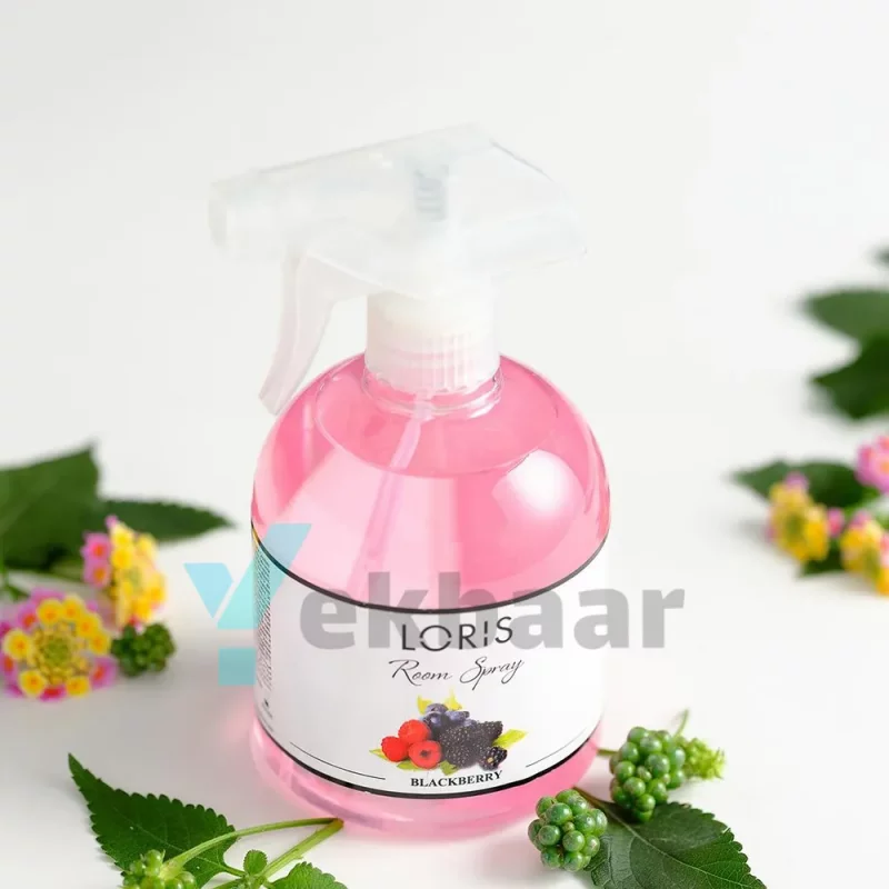 اسپری خوشبو کننده هوا لوریس LORIS مدل تمشک شاتوت Blackberry (بلک بری) حجم 500ml
