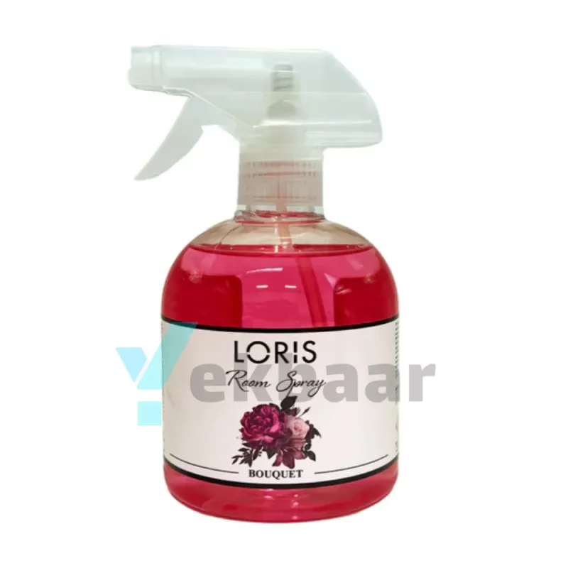 اسپری خوشبو کننده هوا لوریس LORIS مدل بوکت دسته گل Bouquet حجم 500ml