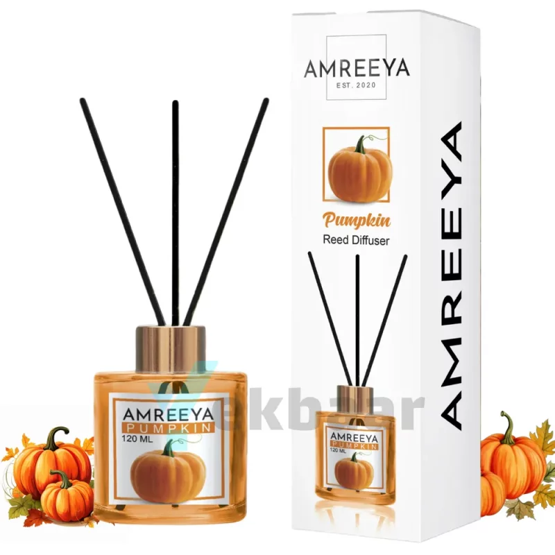 خوشبو کننده هوا آمریا Amreeya رایحه کدو تنبل Pumpkin کدو حلوایی حجم 120ml