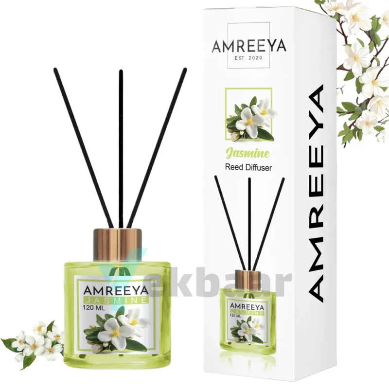 خوشبو کننده هوا آمریا Amreeya رایحه گل یاس Jasmine (جسمین) حجم 120ml