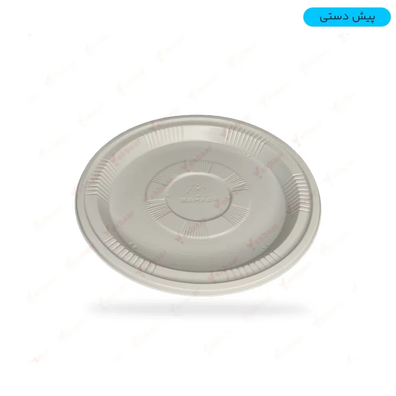 پیش دستی یکبار مصرف - رنگ سفید - بسته 25 عدد - ارزان ترین قیمت - ارسال سریع