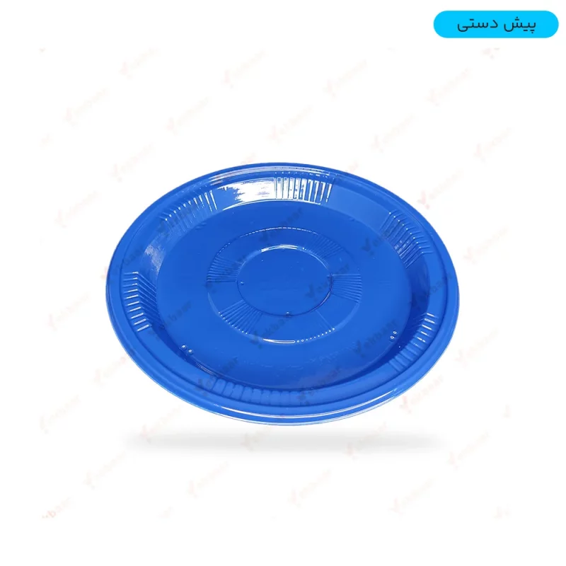 پیش دستی یکبار مصرف - رنگ آبی - بسته 25 عدد - ارزان ترین قیمت و ارسال سریع