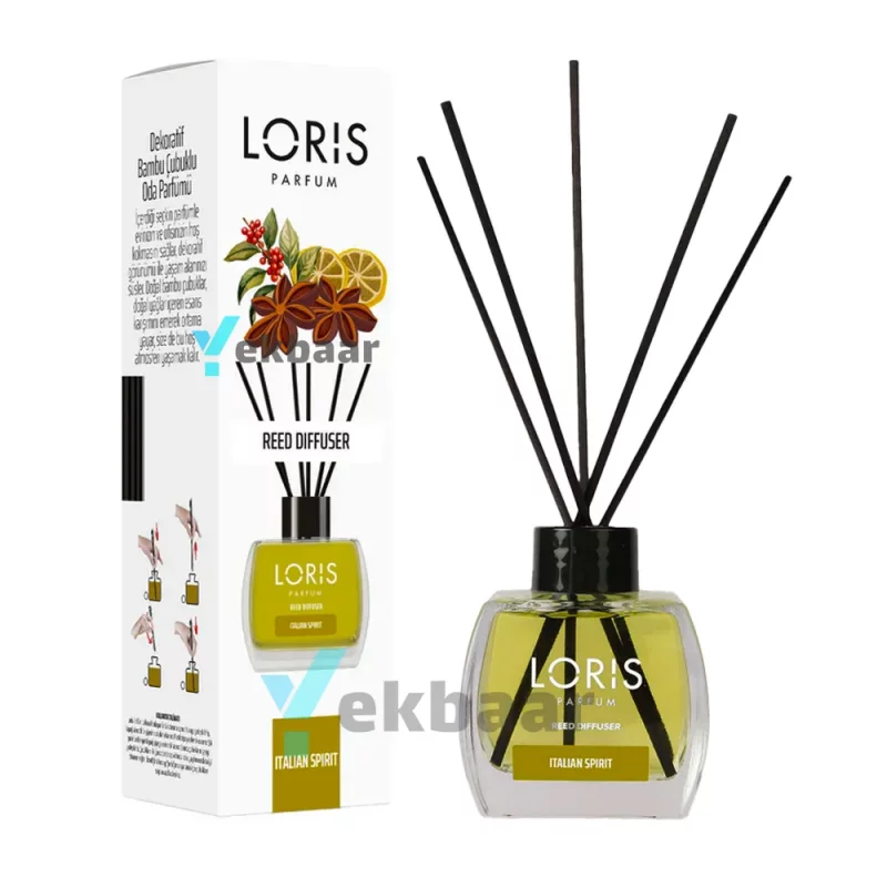 خوشبو کننده هوا لوریس LORIS مدل روح ایتالیایی Italian Spirit حجم 120ml