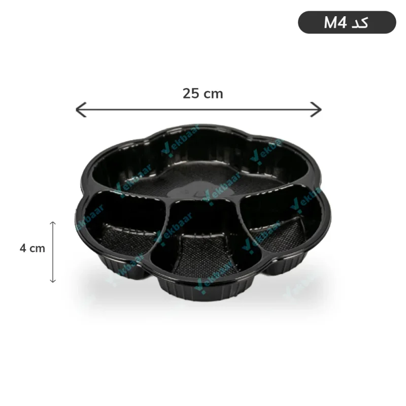 ظرف ترموفرمینگ چهارخانه کد M4