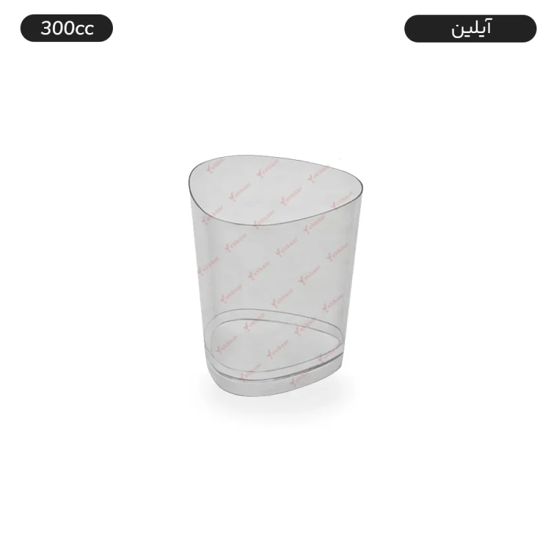 ظرف دسری یکبار مصرف کوشا مدل آیلین سایز 300 سی‌سی  تعداد 15 عددی